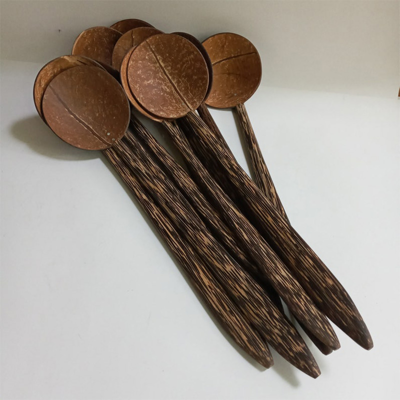 Kithul Handle Coconut Shell Wooden Spoon