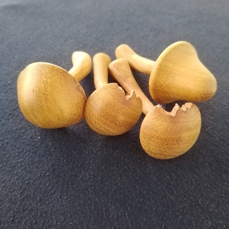 Jack Wood Mushroom Sculpture - Unique Handcrafted Home Decor Accent, Wooden Mushroom,Mushroom Decor,DIY mushroom, Rustic Charm for Your Home